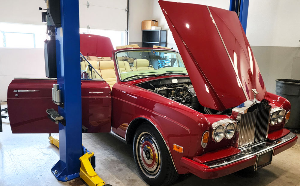 vintage car pre-purchase inspection - rolls royce