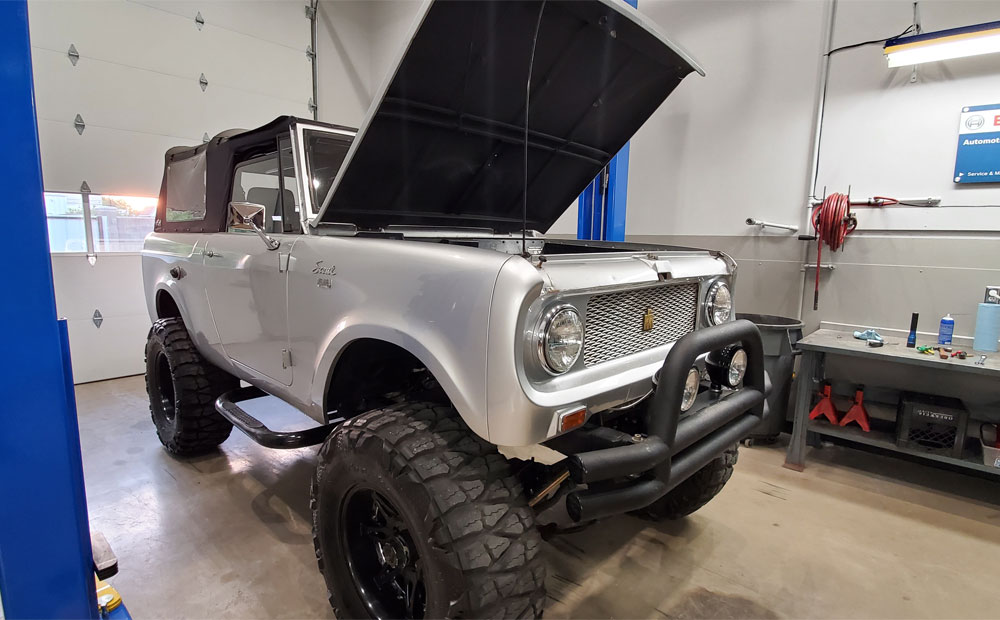 Classic truck repair - international scout