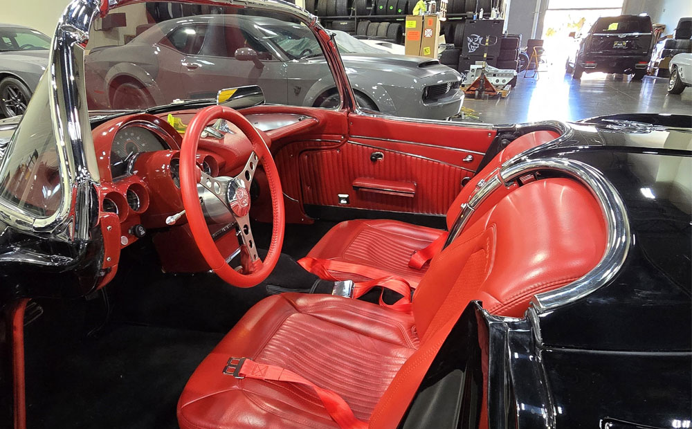 classic corvette pre-purchase vehicle inspection - interior inspection