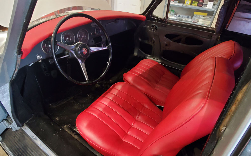 porsche 356 pre-purchase inspection- interior