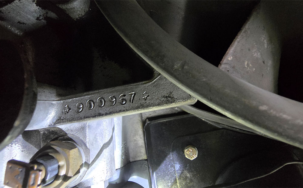 classic porsche pre-purchase inspection- engine numbers