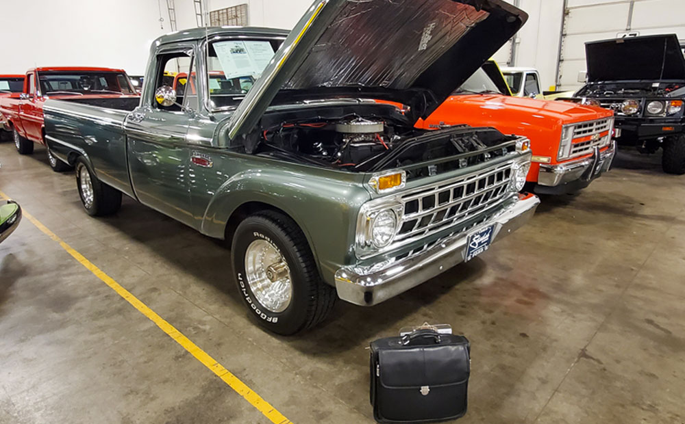 classic truck inspection - ford