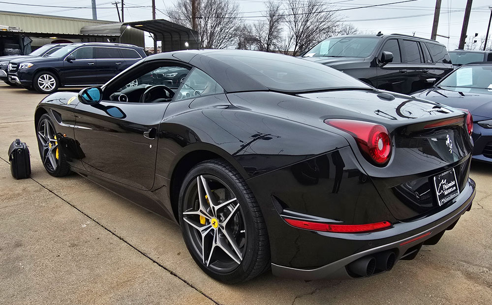 ferrari - exotic car pre-purchase inspection - engine inspection