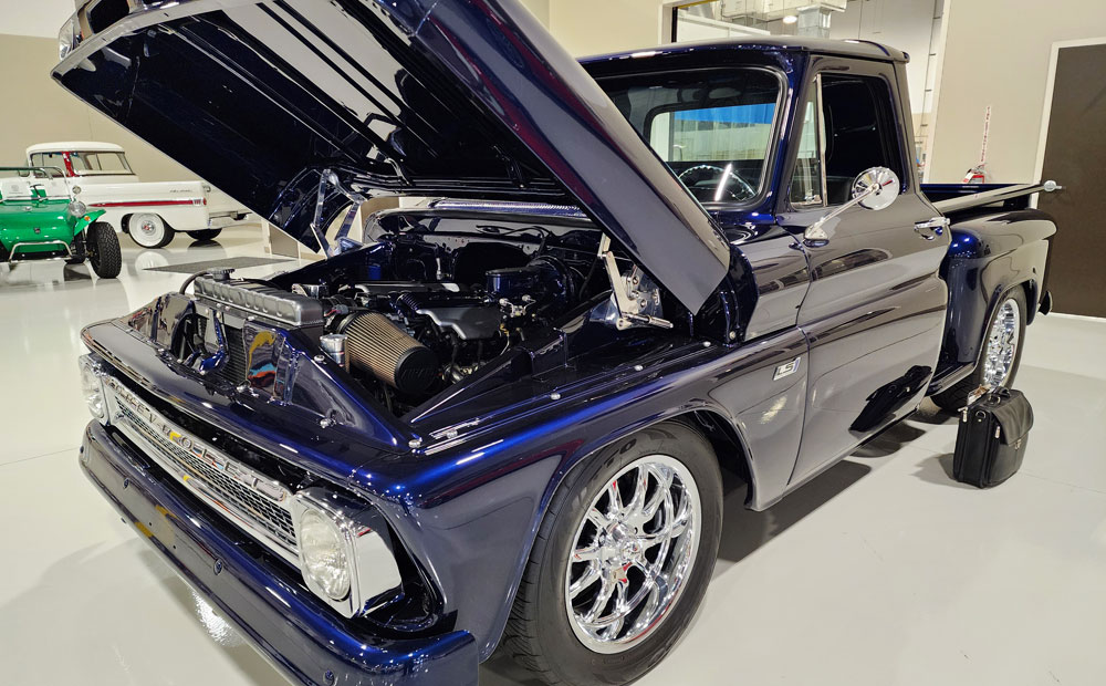 66 chevy resto-mod truck inspection - ls swap engine inspection