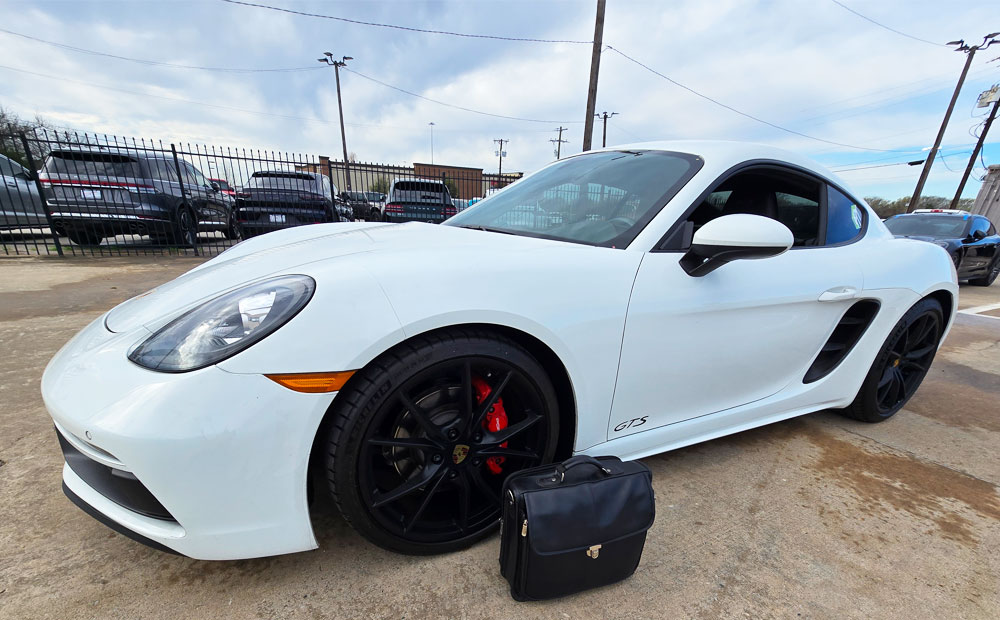 sports car pre-purchase inspection - 718 Cayman GTS