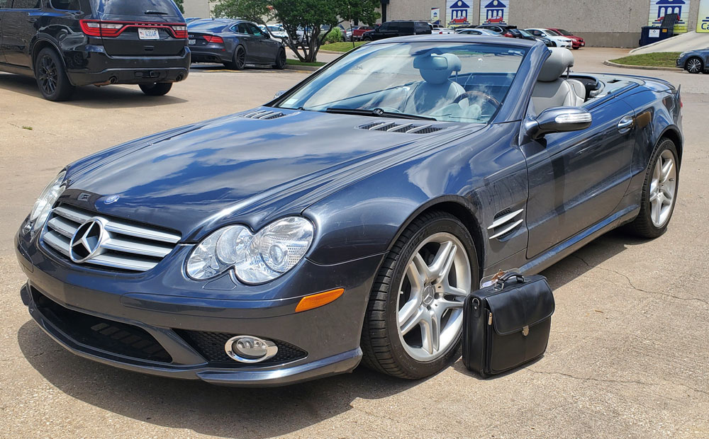 pre-purchase sports car inspection - mercedes amg sl