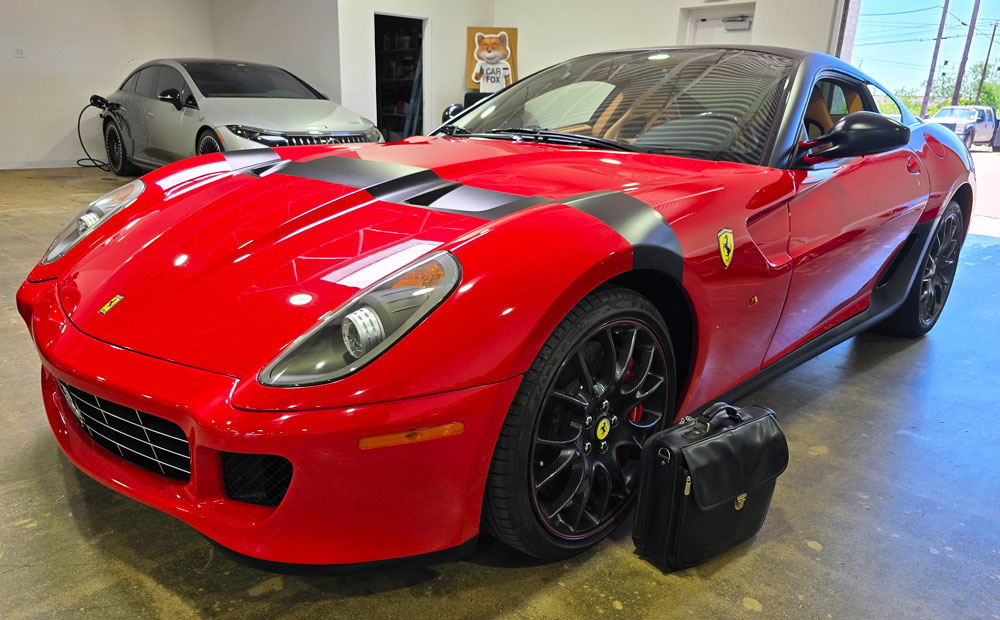 exotic car pre-purchase inspection - inspector specialist - ferrari 599 inspection