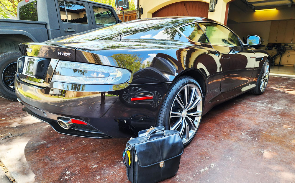 exotic car pre-purchase inspection - aston martin virage