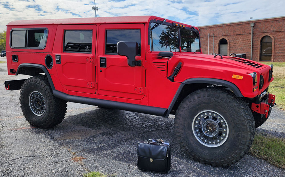 specialty truck inspection - h1 hummer cusstom